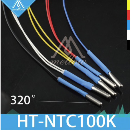 Termistor cartucho Alta temperatura NTC 3950 de 100 k para E3D V6