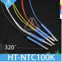 Termistor cartucho Alta temperatura NTC 3950 de 100 k para E3D V6